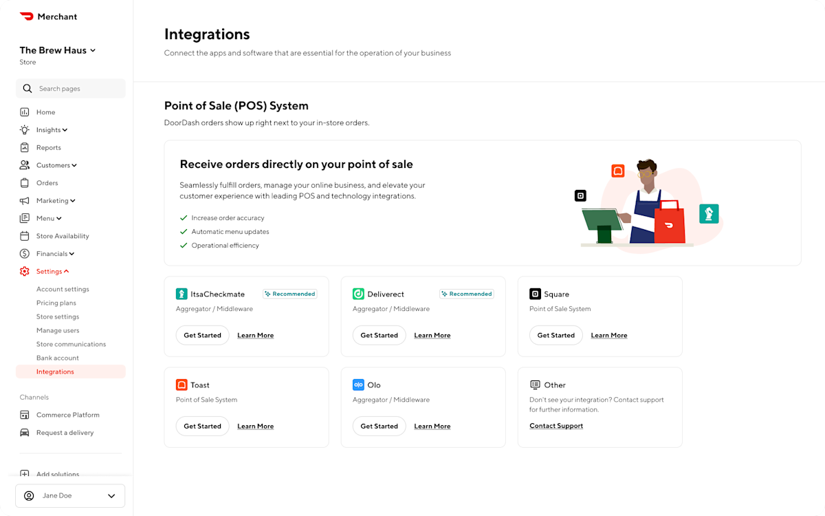 Mx - Portal - Settings - Integrations
