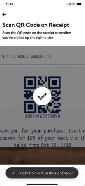 DX - app confirmation