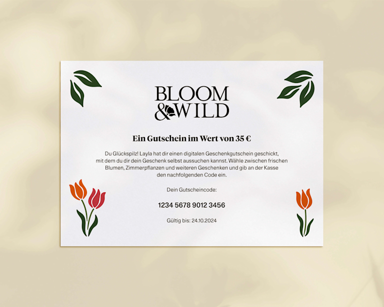 Digitaler Geschenkgutschein