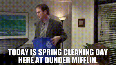 Spring cleaning