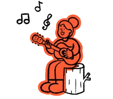 기타를 연주하는 아이