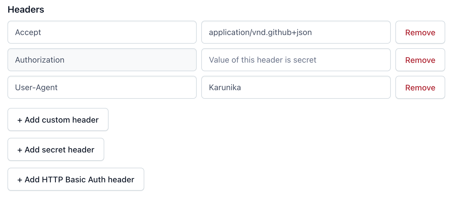 contentful webhook headers