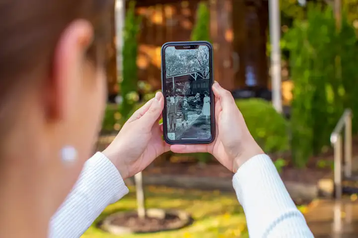 Discover cemeteries - mobile phone