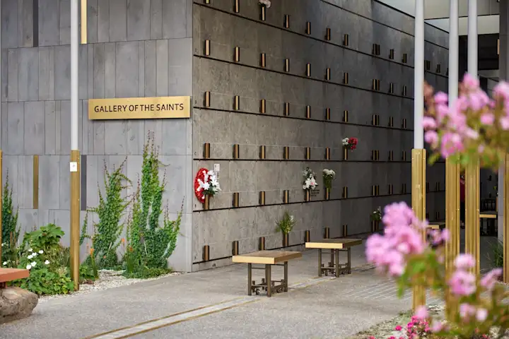 Addition to the Gallery of the Saints mausoleum