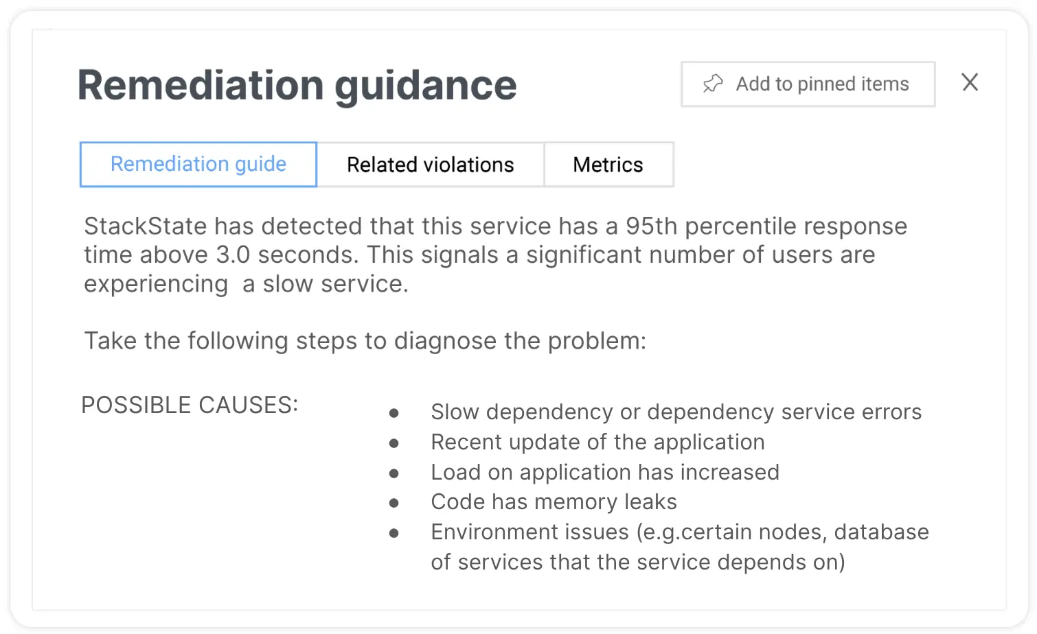 Remediation Guides to Expedite Issue Resolution