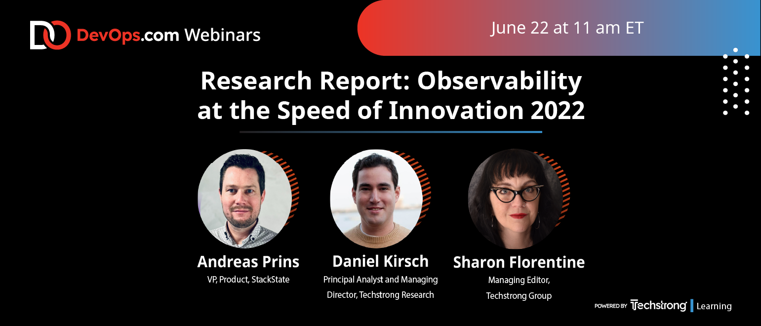 Webinar Research Report: Observability at the Speed of Innovation 2022