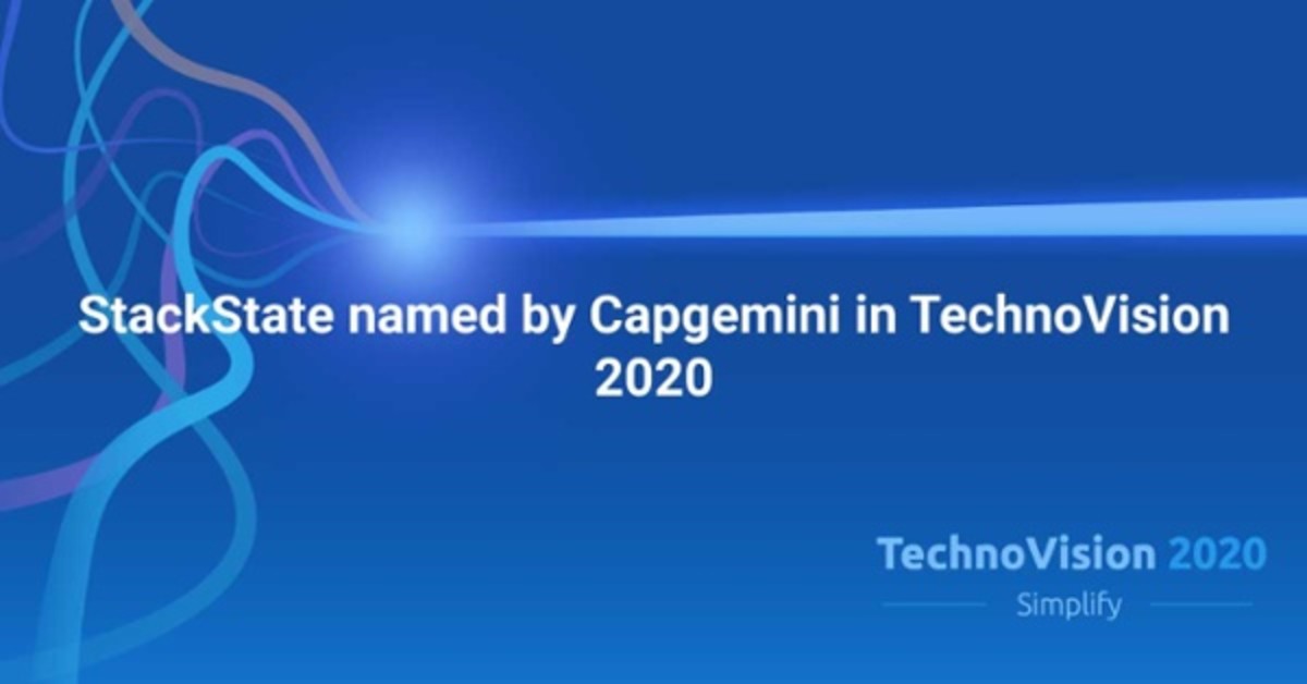 StackState named by Capgemini in TechnoVision 2020