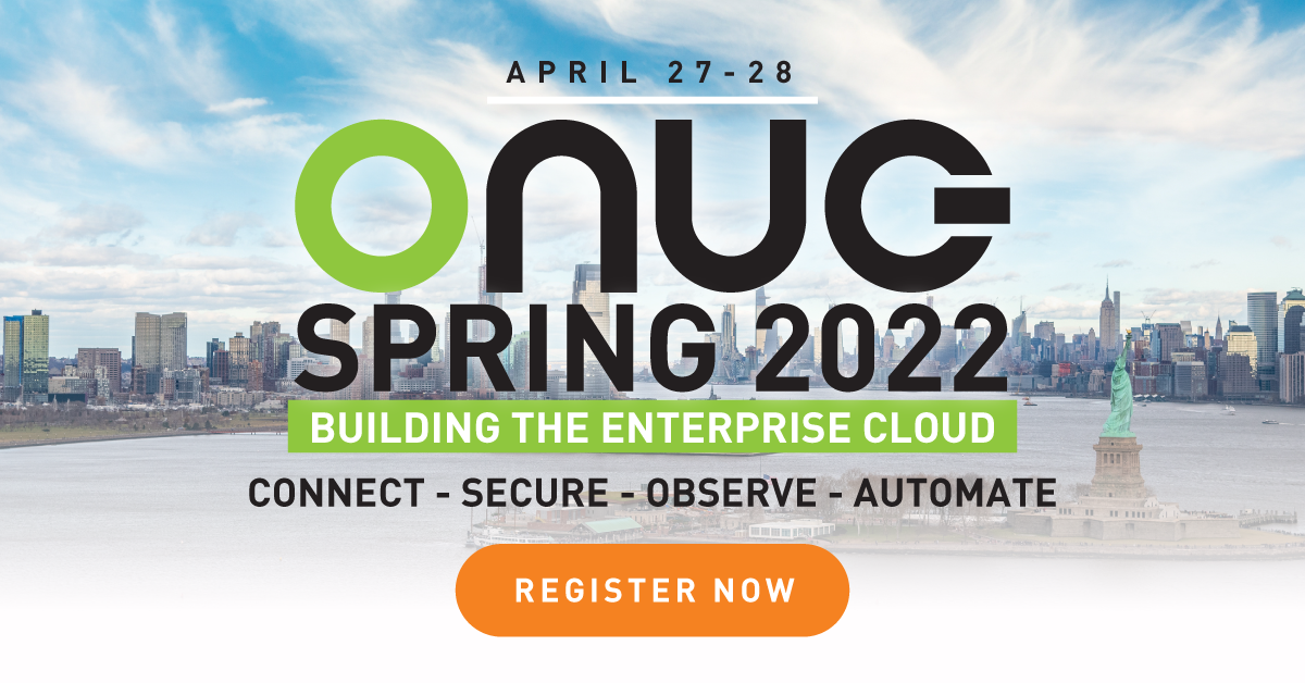 Win Free Tickets for ONUG Spring Conference