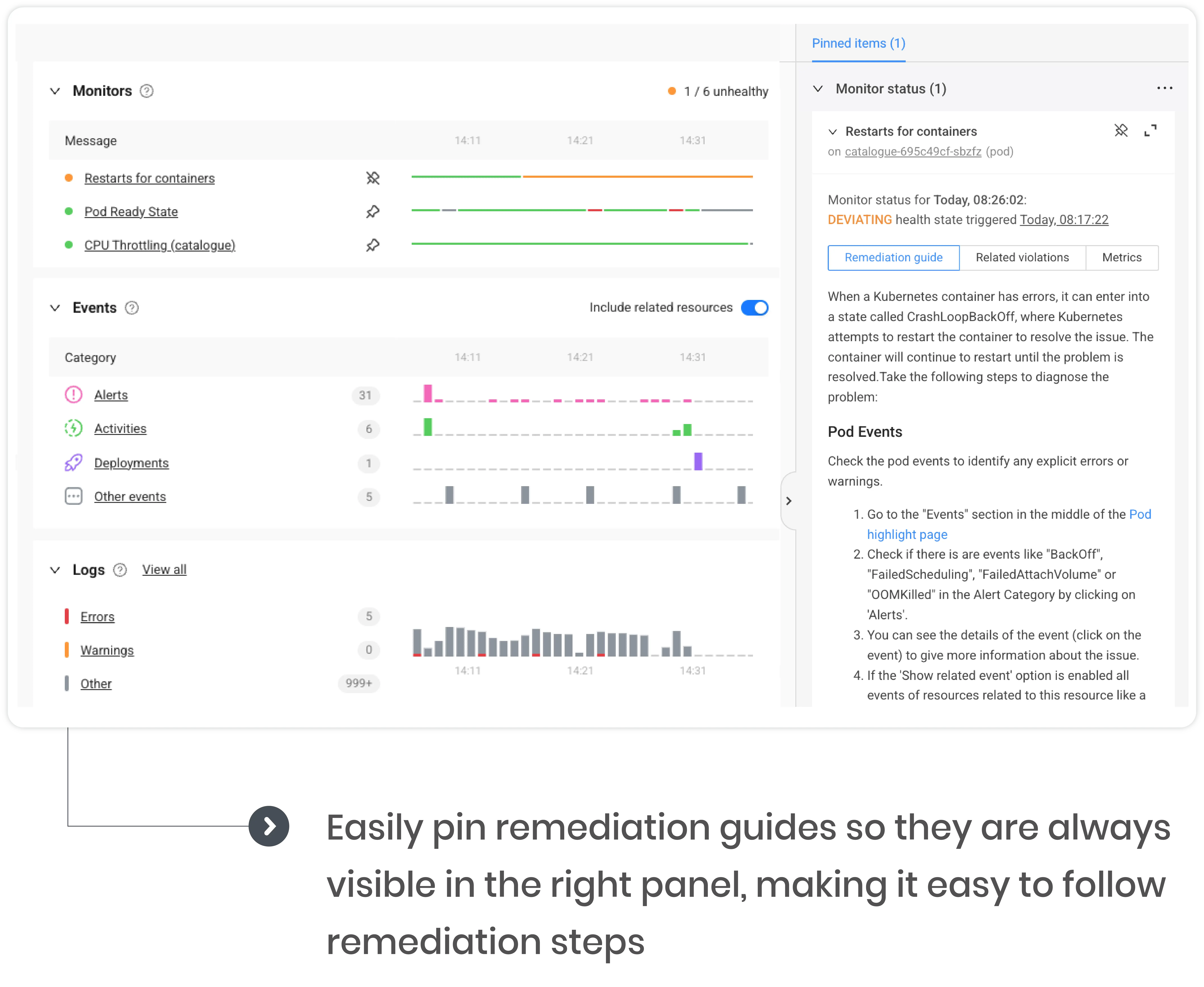 Pin Guides for Easy-to-Follow Incident Response