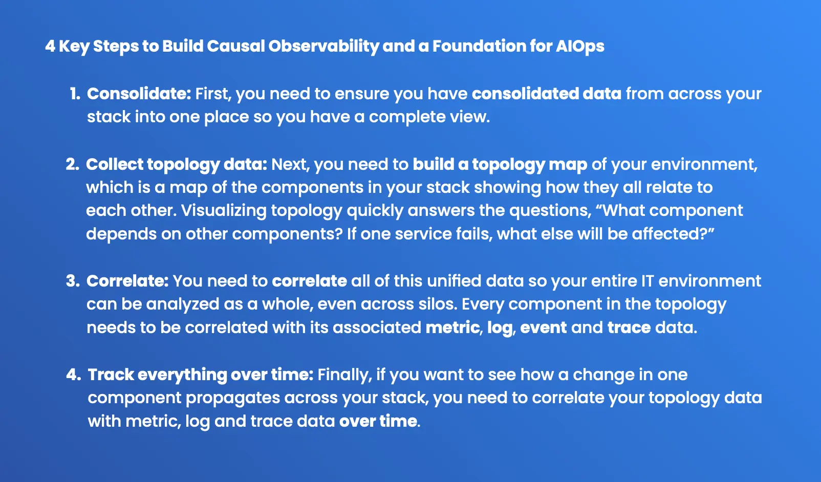 4 Key Steps to Build Causal Observability and a Foundation for AIOps