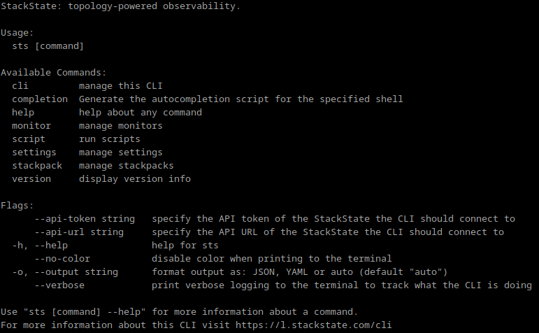 cli static command overview