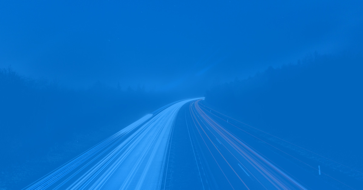 background with rout into the future image with title