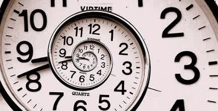 time-warp image with title