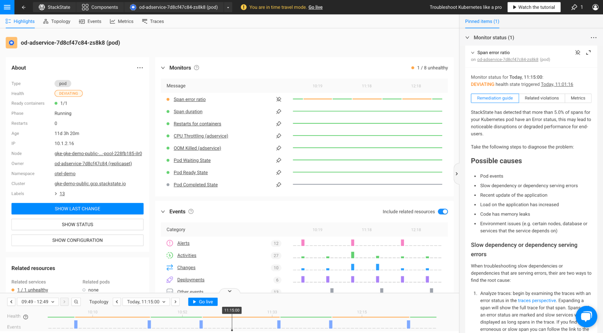 Follow-me function for remediation guides