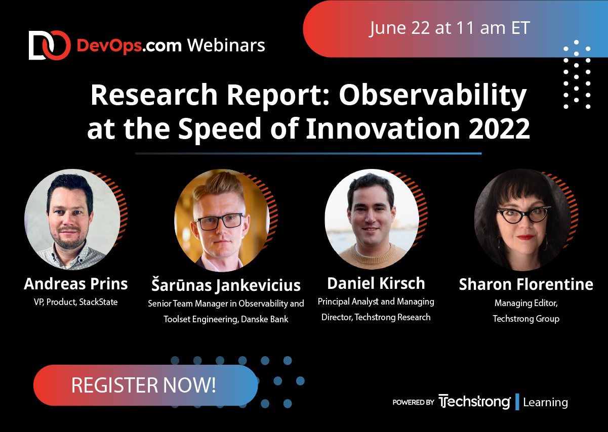 Webinar: Observability at the Speed of Innovation 2022 - Research Findings