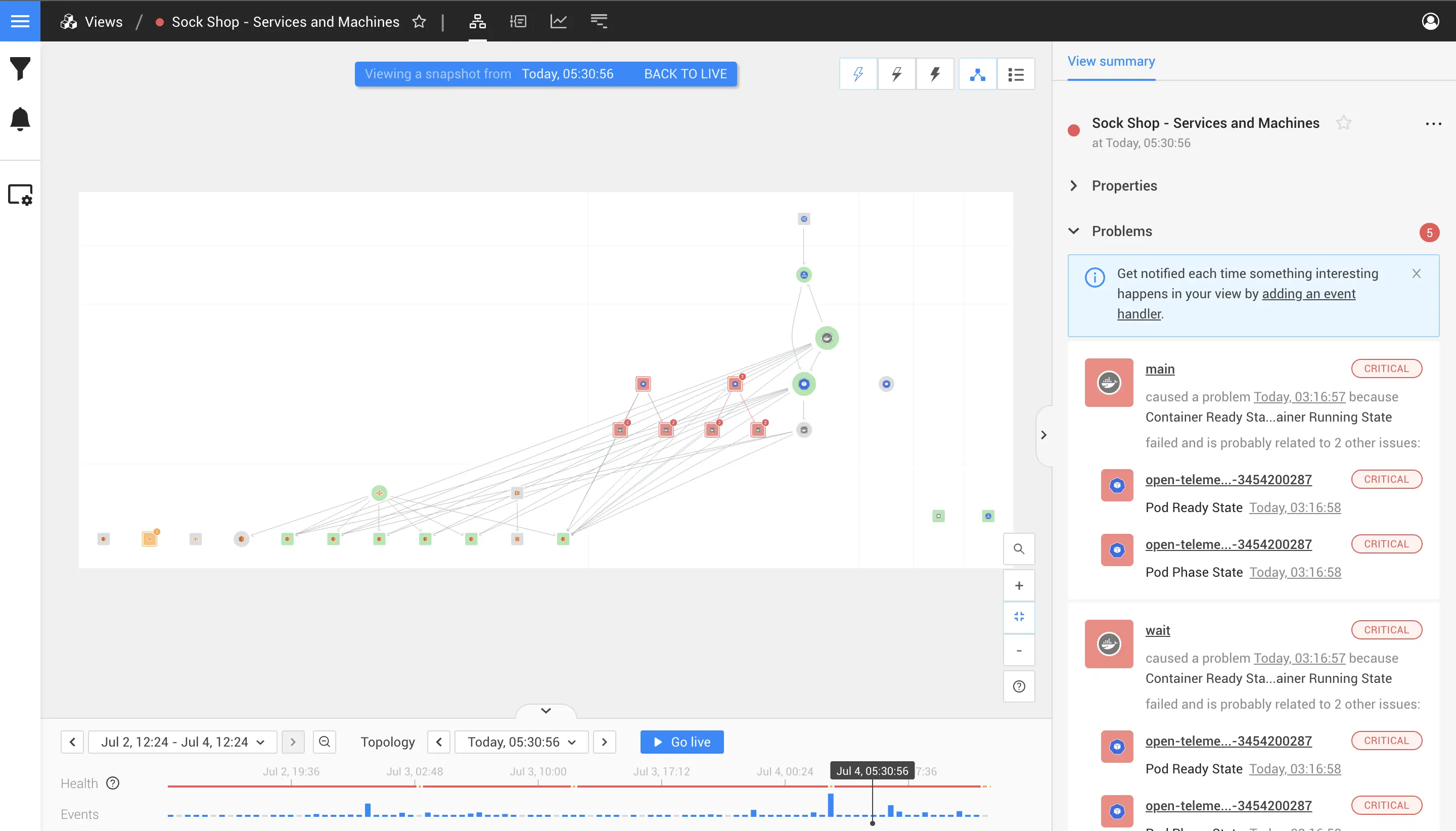 Changes in the StackState UI v5.0