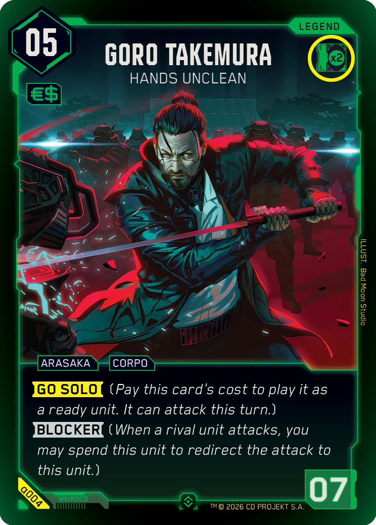 Goro Takemura: Hands Unclean card