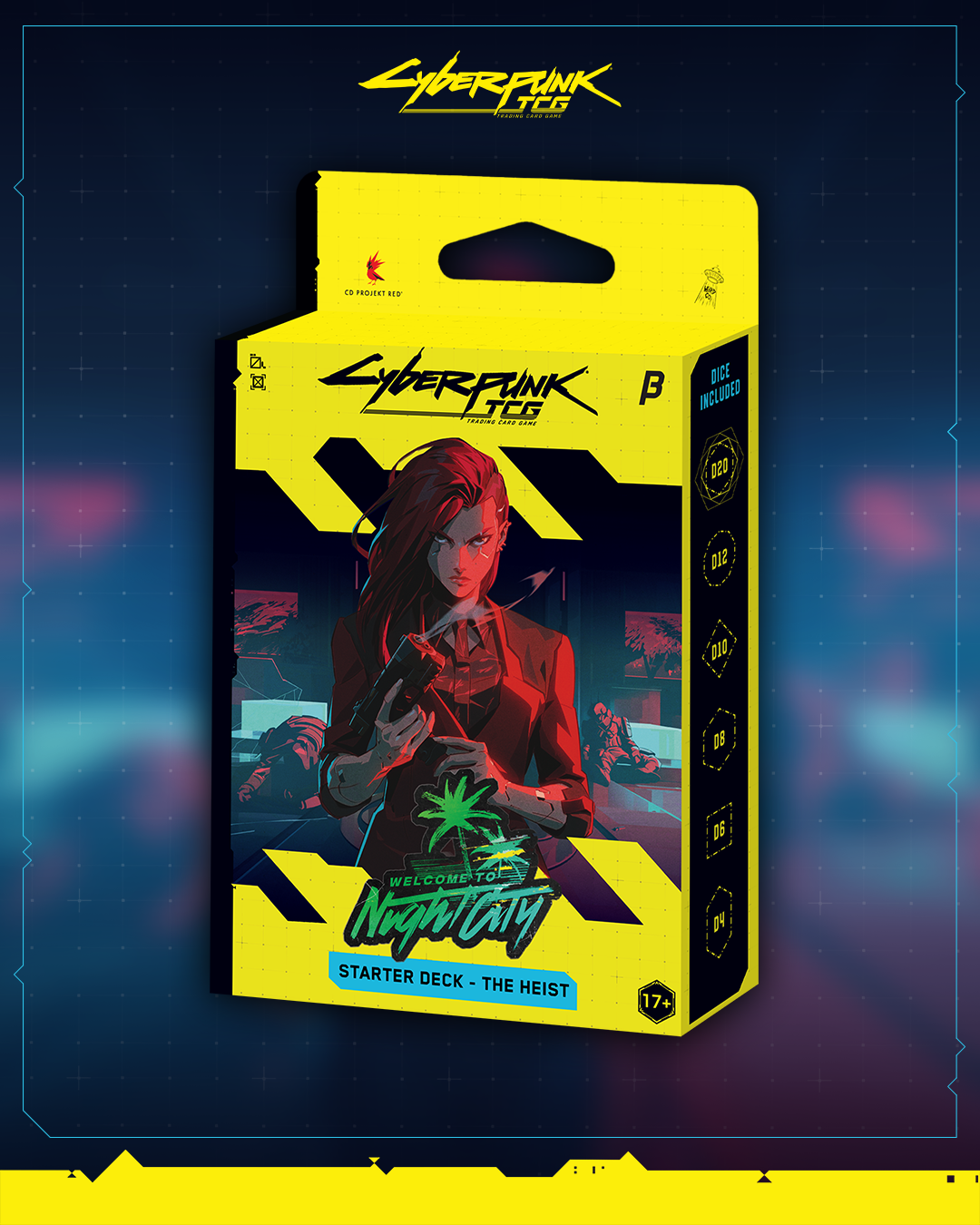 Cyberpunk TCG The Heist Starter Deck 官方卡組圖