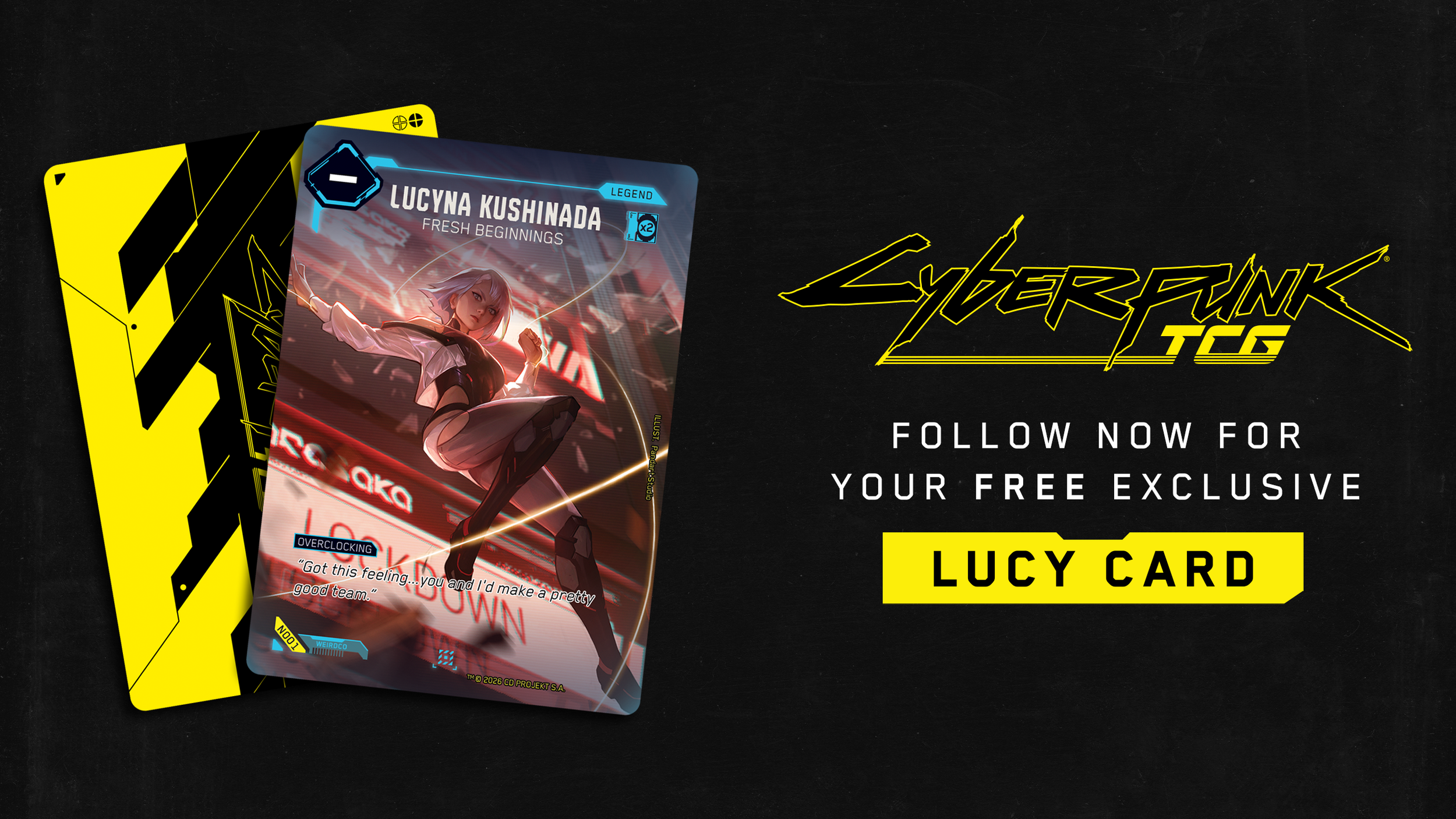 Lucy promo Kickstarter banner