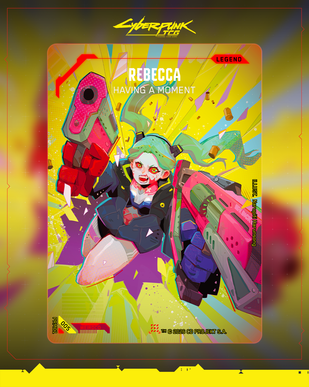サイバーパンク　TCG レベッカ　アニメエキスポ　プロモ Cyberpunk TCG is headed to Anime Expo July 2 - 5 | Cyberpunk TCG