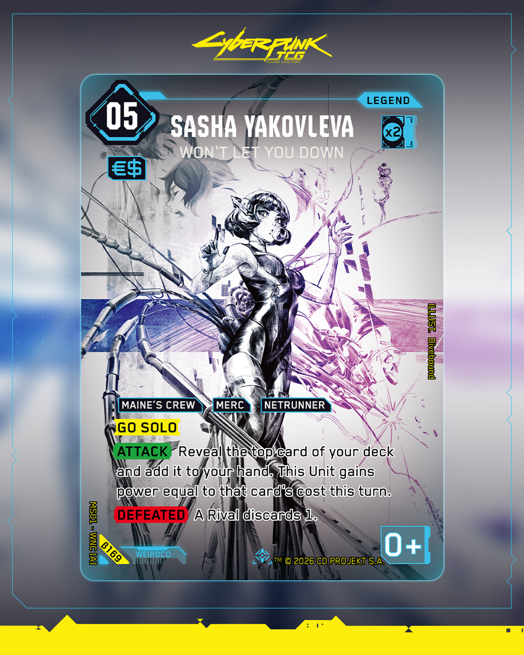 CardReveal β169 SashaYakovlevaWontLetYouDown