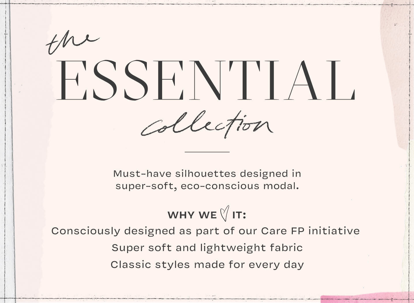 Everyday Basic Intimates Collection | Your Free People Essentials ...