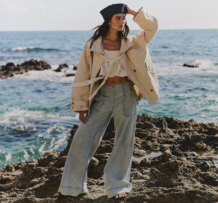 We The Free Breezy Denim Pull-On Jeans