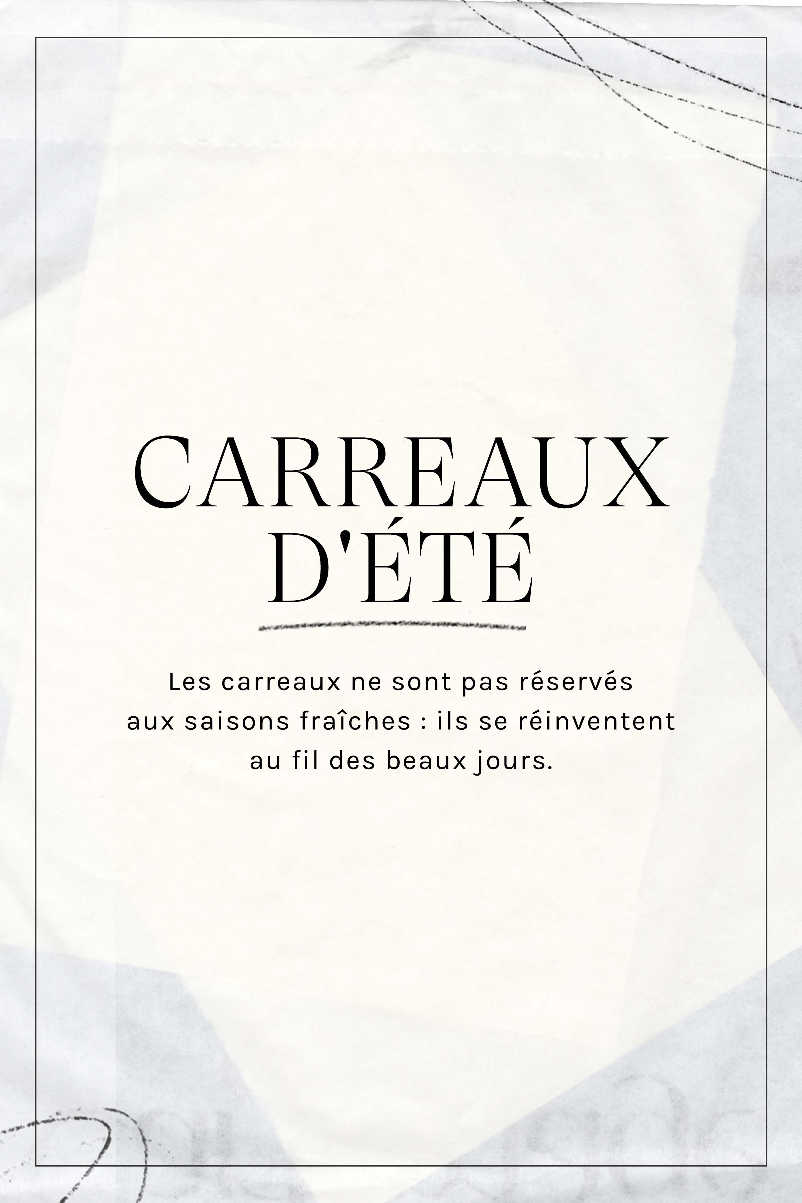 Carreaux d'été : Le motif à carreaux n'est pas réservé aux temps frais — il évolue au fil des saisons.