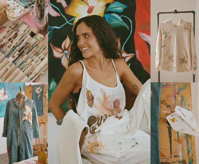 Juliet Johnstone paiting clothing