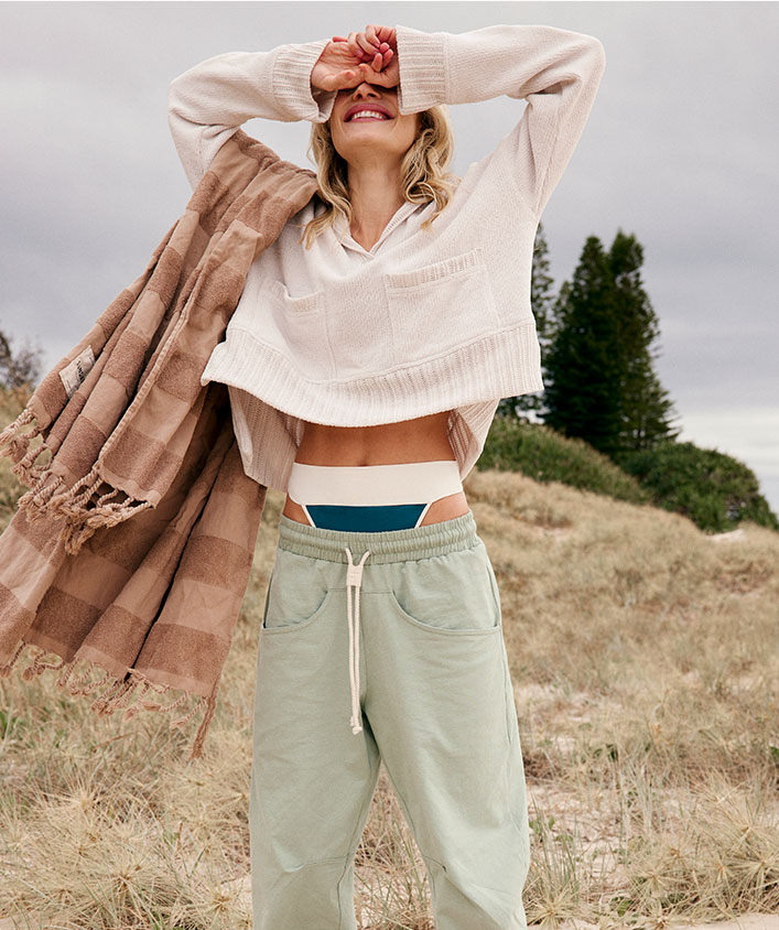 Travel Outfit Win: Free People High-Waist Utility Pants All Day