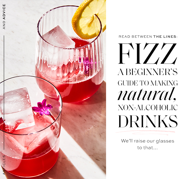 Read Between The Lines: Fizz -- A Beginner’s Guide To Making Natural, Non-Alcoholic Drinks