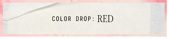 Color Drop: Red