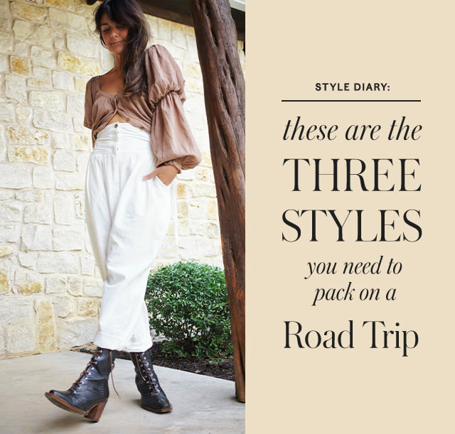 3 Go To Styles for Your Road Trip Packing List