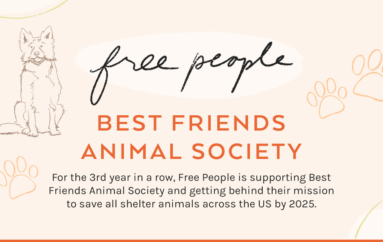 Free People X Best Friends Animal Society