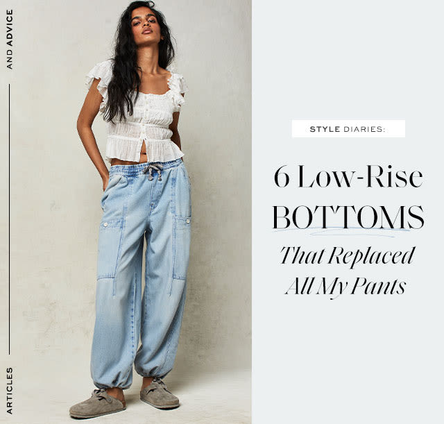 FP's Guide to Low-Rise Pants Styles