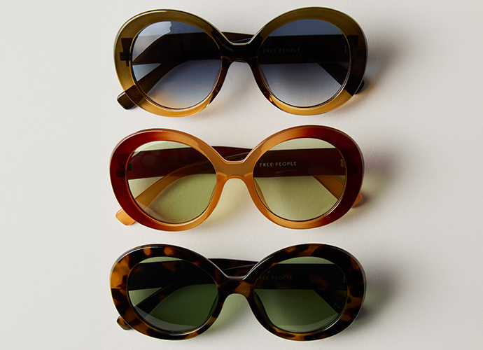 Shop FP Sunglasses: Oval + Round