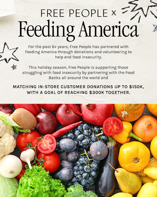 Free People x Feeding America