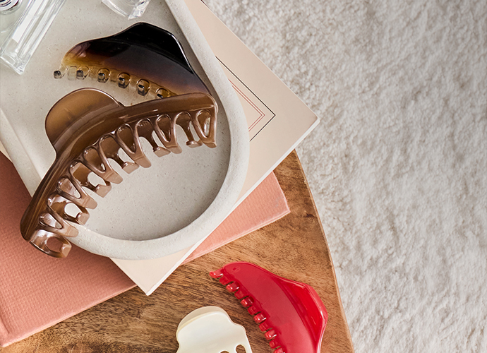 Shop FP Hair Accessories: Claw Clips + Hair Pins
