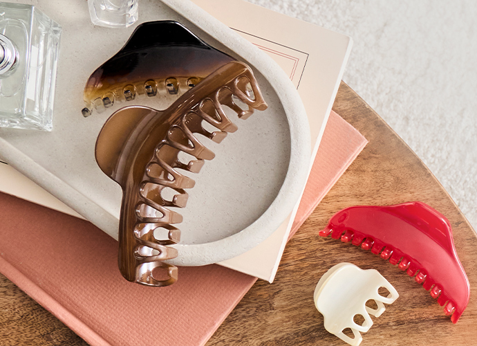 Shop FP Hair Accessories: Claw Clips + Hair Pins