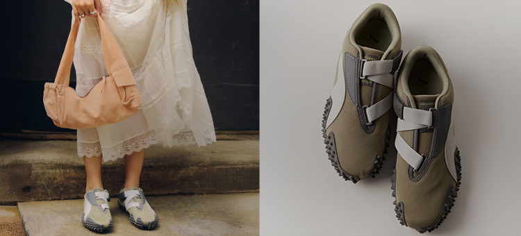 The Modern Mix: Trending sneakers pair with sweet separates and suede bags for all-day, effortless outfitting.