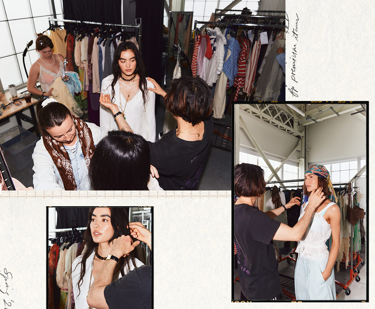 Girls in free people clothings