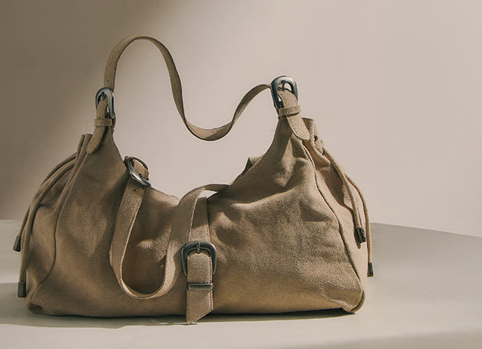 Sac à main rose et blanc avec fourrure - Apapacho Art Sac à main rose et blanc avec fourrure - Apapacho Art