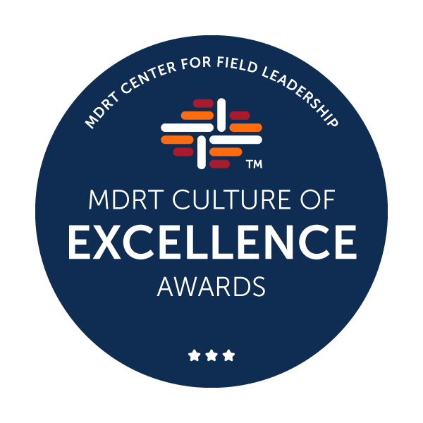 MDRT Culture of Excellence Award badge