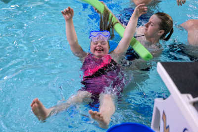 Students Participating in Swimming