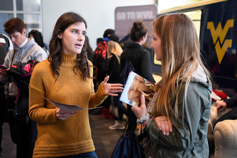 Students talking