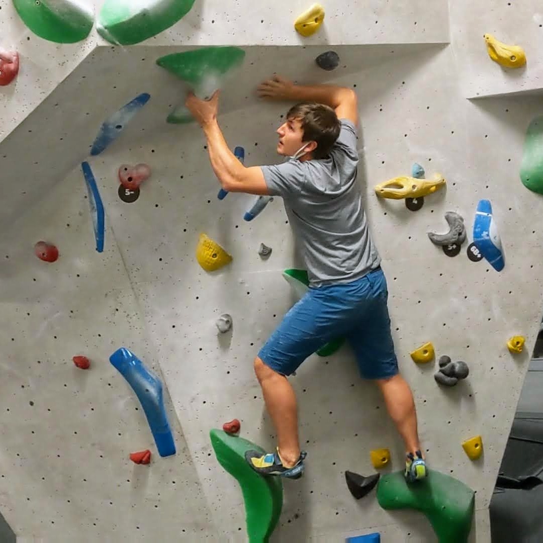 Me in a position to jump.