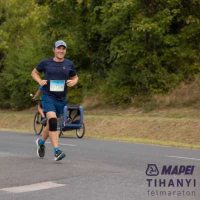 Me on the 12km race in Tihany