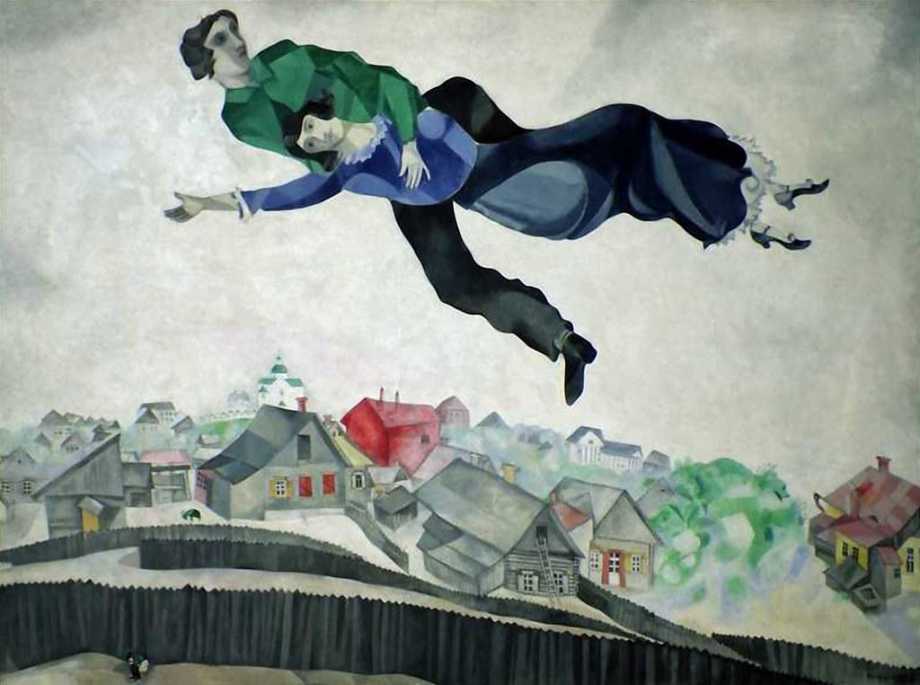 Marc Chagall, "Sopra la città"
