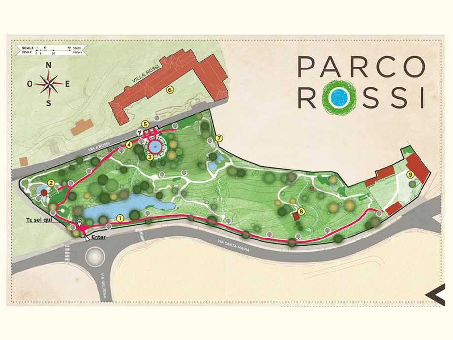Mappa Parco Rossi