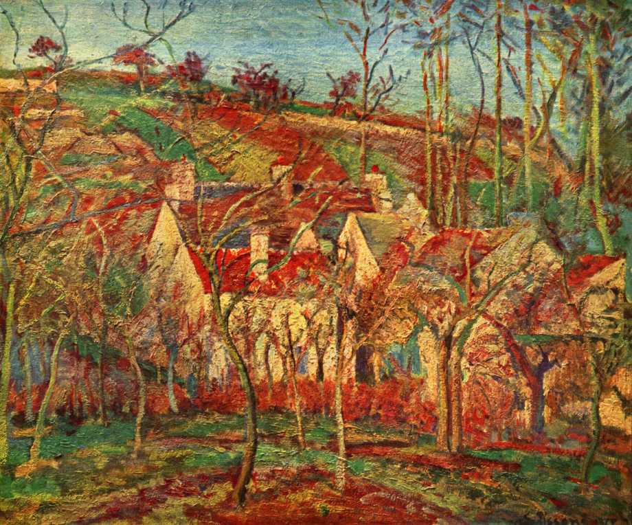 Camille Pissarro, "Tetti rossi"